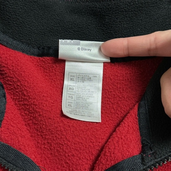 Vintage Walt Disney World Fleece Zip Up Jacket - Picture 7 of 12